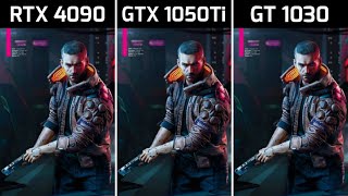 RTX 4090 vs GTX 1050Ti vs GT 1030  i9 12900K [upl. by Treva]