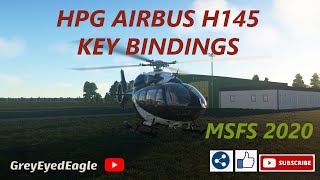 HPG Airbus H145 Key Bindings For MSFS 2020 PC Part I [upl. by Grey]