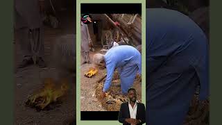 how bullock cart wheel is made  shortvideo wheels [upl. by Aehsrop]