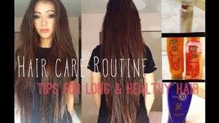 Hair Care Routine Tips for Growing Long and Healthy Hair [upl. by Rozelle]