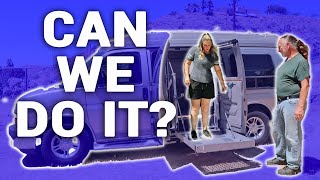 Wheelchair Lift Removal from a Van Chevy Express Van Conversion  Travel Snacks [upl. by Liscomb]