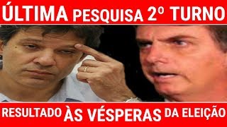 ÚLTIMA PESQUISA PRESIDENCIAL É DIVULGADA Confira os resultados às vésperas da eleição [upl. by Halyhs]