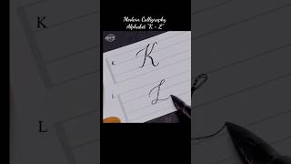 “KL” Handwriting moderncalligraphy shorts pencalligraphy [upl. by Poler]