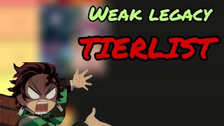 ULTIMATE Breathing Tier List Demon Slayer Weak Legacy [upl. by Aicener]