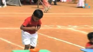 Children Threading Beads  Sanskriti School [upl. by Aenea]