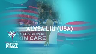 Alysa Liu USA  Ladies Short Program  ISU GP Finals 2019  Turin  JGPFigure [upl. by Allare252]