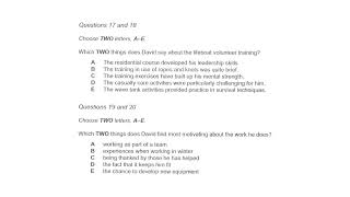 Cambridge 19 listening test 2 section 2 [upl. by Birk]