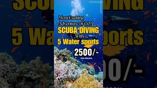 Scuba Diving with Watersports grandisland Goa 2000 only I 7498330036 [upl. by Spiegleman]