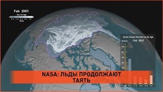 NASA Таяние льдов продолжается глобальное потепление [upl. by Siloum662]