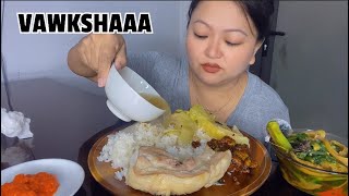 Vawksa chhum maian bai zawngtah mu kan hmarcha leh purunvar herkawi eating mukbang asmr [upl. by Nallij521]