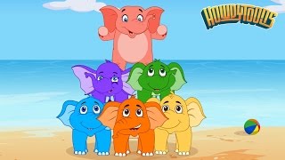 Elephants Have Wrinkles by RocknRainbow  Music for Kids by Howdytoons [upl. by Abrahams]