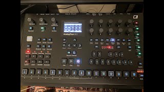 NEW Elektron Analog Four Mk2 Black all factory patterns  NO TALKING [upl. by Aibara445]