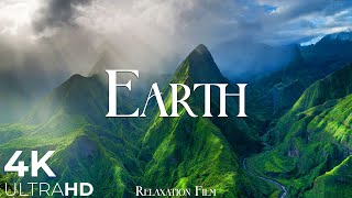 EARTH 4K  Relaxation Film  Peaceful Relaxing Music  Nature 4k Video UltraHD  OUR PLANET [upl. by Ribaj]