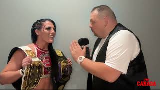 Tessa Blanchard Post interview Wrestlelusion 12 [upl. by Inva]