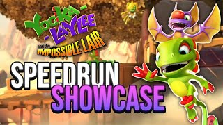 YOOKALAYLEE AND THE IMPOSSIBLE LAIR  24 Bees  Speedrun Showcase mit hedweg09 [upl. by Selrac]