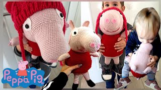 Peppa Wutz häkeln Peppa Pig Anleitung 39 cm  Mary Jano [upl. by Olethea]