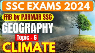 GEOGRAPHY FOR SSC  CLIMATE  FRB BY PARMAR SSC [upl. by Halley]