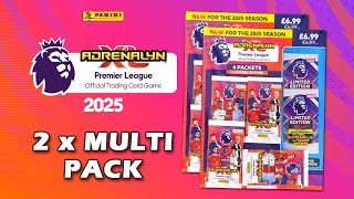 PANINI Premier League Adrenalyn XL 2025  2 x MULTIPACK [upl. by Weitman686]