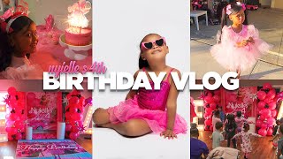 Nyielle’s 4th Birthday Party Vlog 🥳 [upl. by Artinek]