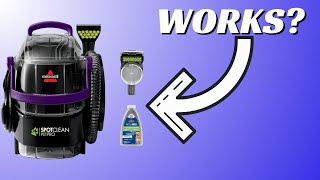 BISSELL SpotClean Pet Pro Ultimate Overview and Demo of the 2458 Portable Carpet Cleaner [upl. by Aicetal]