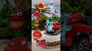 E E Ei Meat Team VS E E Ei Team Catnap elephant paw patrol McQueen shorts 291  Battle song music [upl. by Mure216]