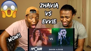 Zhavia vs Evvie THE BATTLE OF THE SEASON  Finale  The Four REACTION [upl. by Saphra712]