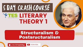 Literary Theory 1 Structuralism Poststructuralism NTA NET WB SET G SET K SET TN SET JK SET [upl. by Ruyle583]