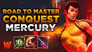 MERCURY EL PATADAS SALVAJES  Warchi  Smite Road to Master Conquest S11 [upl. by Chiarra]