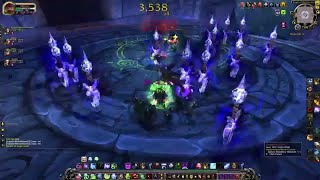 Некрополь Призрачной Луны 30 BDK PoV M  Shadowmoon Burial Grounds UWoW 735 Legion Mythic Plus [upl. by Modestine]