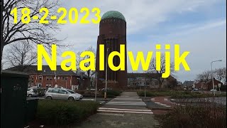 Naaldwijk van watertoren tot station mijn wandeling op 18 februari 2023 [upl. by Yngiram]