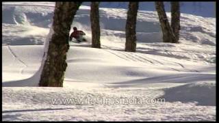 Epic powder skiing in the Himalayas [upl. by Far207]