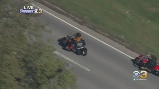 Gritty Celebrates 3rd Birthday In Style On Motorcycle Ride Throughout Philadelphia [upl. by Alleiram]