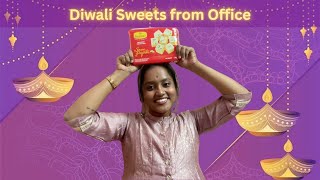 Happy Diwali Diwali Sweets From Office Diwali Special diwali diwalispecial diwalirangoli [upl. by Nabetse450]