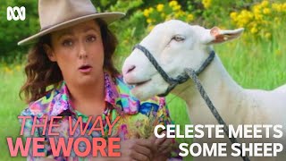 Celeste Barber talks to sheep  The Way We Wore  ABC TV  iview [upl. by Anrym134]