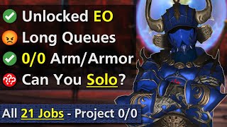 Eureka Orthos EO Queues suck Can you solo instead  All 21 Jobs vs F10 Boss  Project 00 [upl. by Schoenberg650]