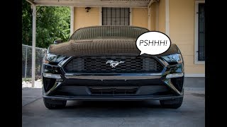 Simple Ecoboost Blow Off Valve Mod 2018 Mustang [upl. by Ayanaj731]