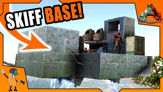 MAKING A TEK SKIFF PORTABLE BASE  ARK Crystal Isles DLC  EP24 [upl. by Sharai]