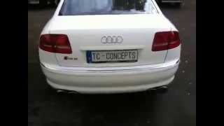 Audi A8 W12 Exhaust Sound Pure Brutality Düsenjet sound [upl. by Landis870]