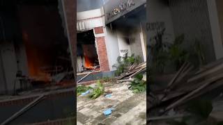 Fire in beximco health amp head office beximco bangladesh bdnews bd studentprotest breakingnews [upl. by Leroi645]