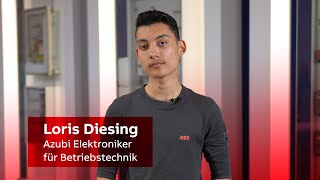 ABB wirsindelektrifizierung  5 Fragen an Loris Diesing [upl. by Aicilif501]