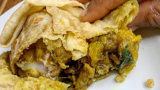 Easy Chicken Roti Recipe Roti Dhal Puri [upl. by Ahtimat129]