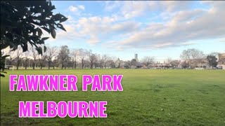 FAWKNER PARK Walk South Yarra Melbourne Australia 2024 [upl. by Alebasi729]