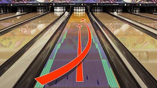 How To Bowl Better Hooking a Bowling Ball vs Bowling Straight [upl. by Devinne]