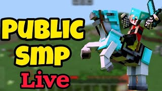 minecraft public smp live pe  java [upl. by Ahsemit963]