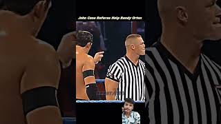 John Cena as a Referee  John Cena Help Randy Orton to Win The Match shorts [upl. by Ehrman710]