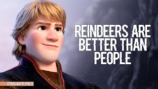 Frozen 2  Reindeers Are Better Than People Cont Lyric Video HD [upl. by Tirza287]