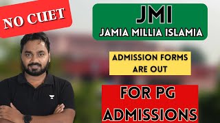 JMI JAMIA  PG ADMISSION 202324  Form Are Out  Important Dates  Fee  Courses [upl. by Risley812]