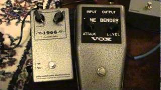 Demo shootout between the DAM 1966 and an original 1967 Vox Tonebender 1 [upl. by Enaj]