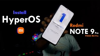 Install HyperOS Update Redmi Note 9 Pro amp POCO M2 Pro  HyperOS 10 Update amp Features  Dot SM [upl. by Lachance]