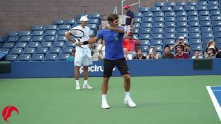 Roger Federer Forehand Slow Motion 2019  Fluid Relaxation [upl. by Olegnad]